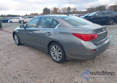 2015 Infiniti Q50 from USA, damaged, VIN JN1BV7AR1FM407698